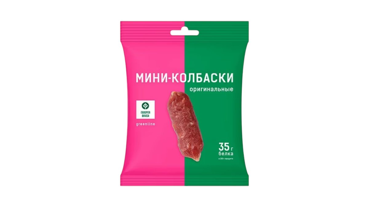 Мини-колбаски Оригинальные Галерея Вкуса 60 г