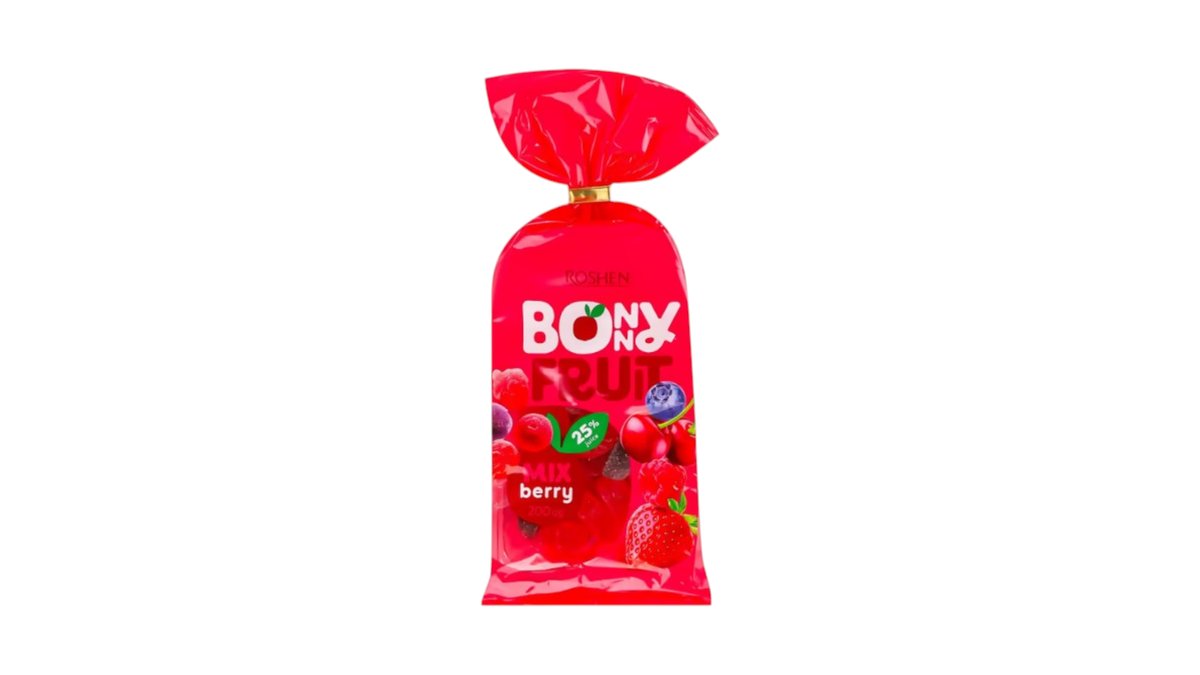 Мармелад Roshen Bonny Fruit Ягодный микс 200 г