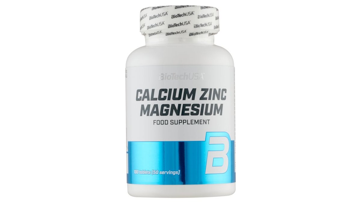 Hungary product data sample: BioTechUSA Calcium Zinc Magnesium étrendkiegészítő tabletta ásványi anyagokkal 147 g