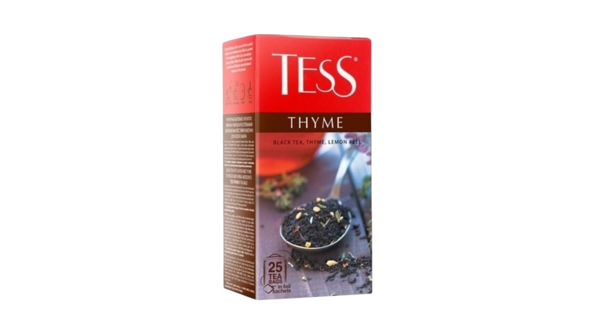 Чай Tess thyme черный 1,5гх25шт пак