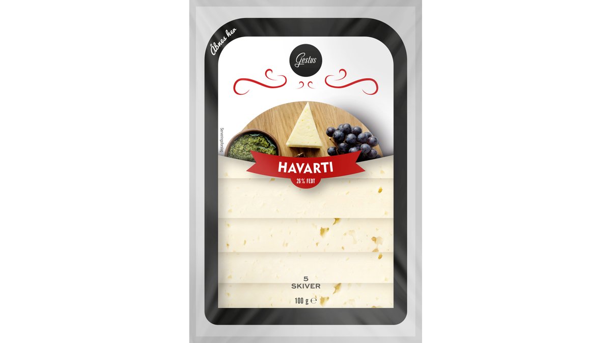 Gestus Havarti i skiver