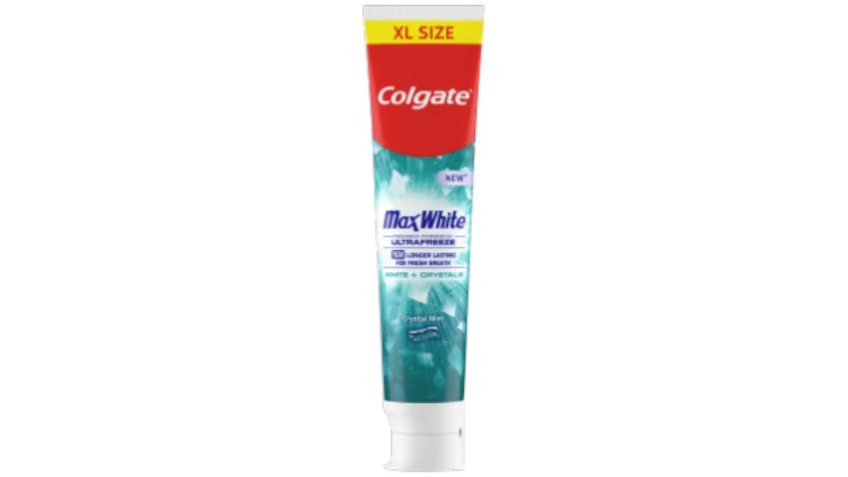 Colgate Tandkräm Max White White Crystals, 125 ml