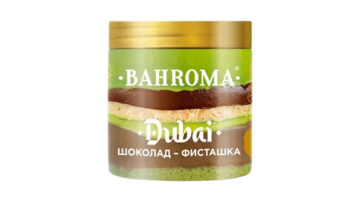 Мороженое bahroma dubai шоколад фисташка кадаиф 320г фл/п