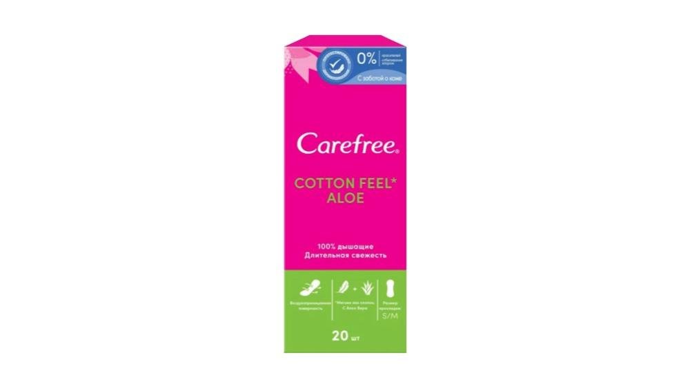 Carefree Qadın Bezi Gündəlik 20 ədəd Aloe