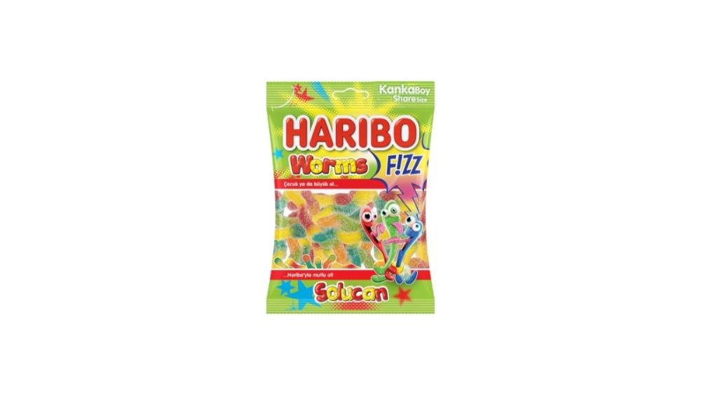 Haribo Fizz Worms 70gr