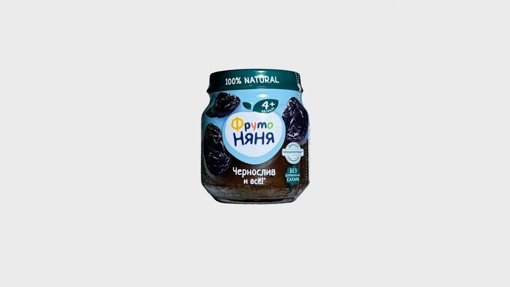 Fruto Nyanya Təbii Gavalı Püresi 100qr