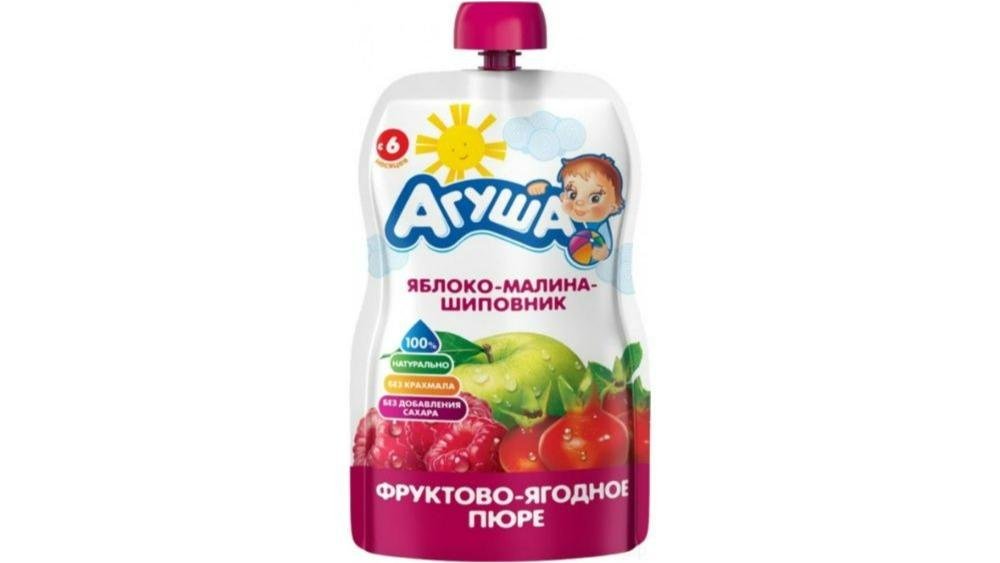 Agusa Alma-Moruq-İtburnu Püresi 90 qr