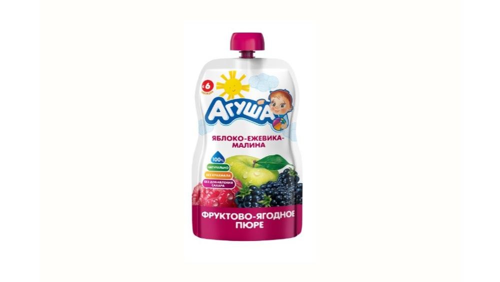 Agusa Alma-Moruq-Malina Püresi 90 qr