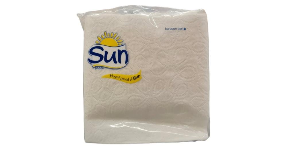 Sun Paper Beyaz Salfet 29x30 Sm 70 Eded