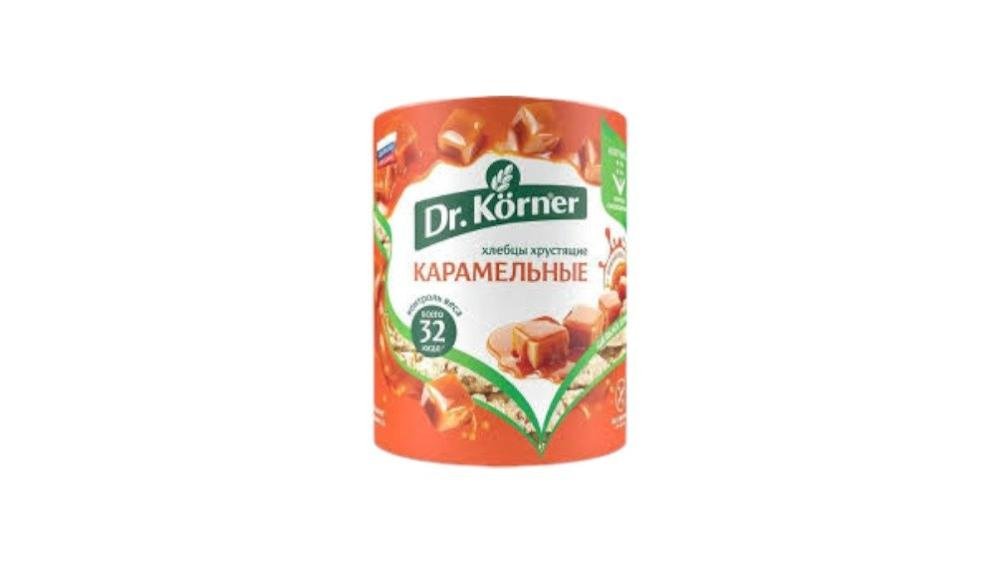 Dr.Körner Qarğıdalı və Düyü Karamelli Xlebtsi 90qr