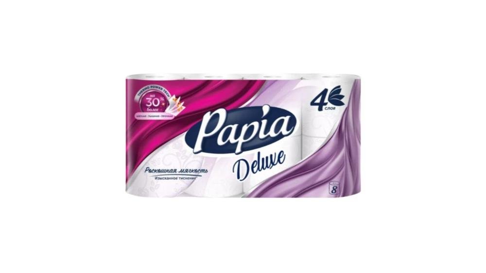 Papia Tualet Kağızı 8 rulon 3 qat Balı Flower