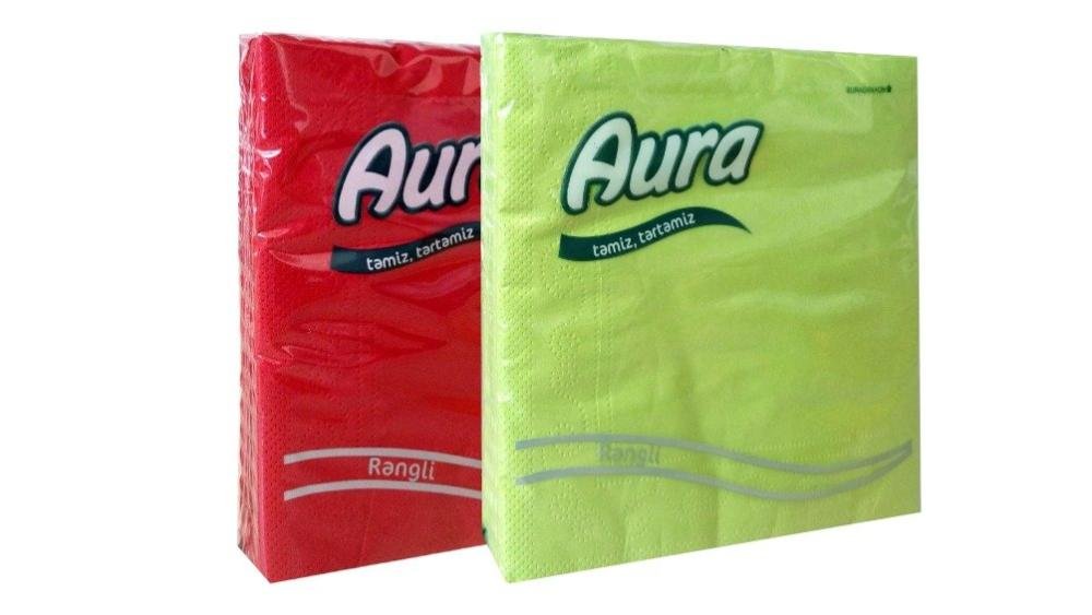 Aura Rəngli Salfet 33x33 sm 20 əd.