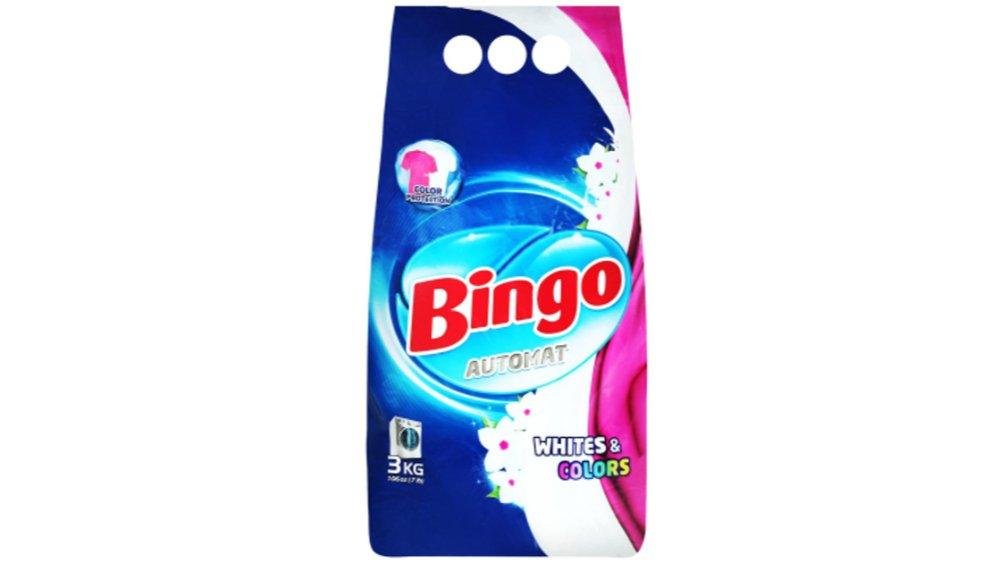 Bingo Avtomat Rəngli-Ağ Yuyucu Toz 3 kq