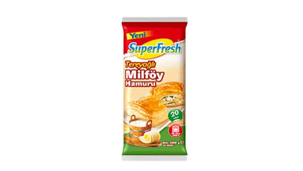 Superfresh Milföy Xəmir Kərəyağlı 1 kg