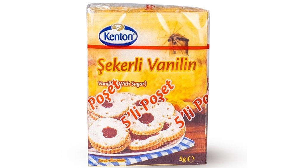 Kenton sekerli vanil 5li-10gr