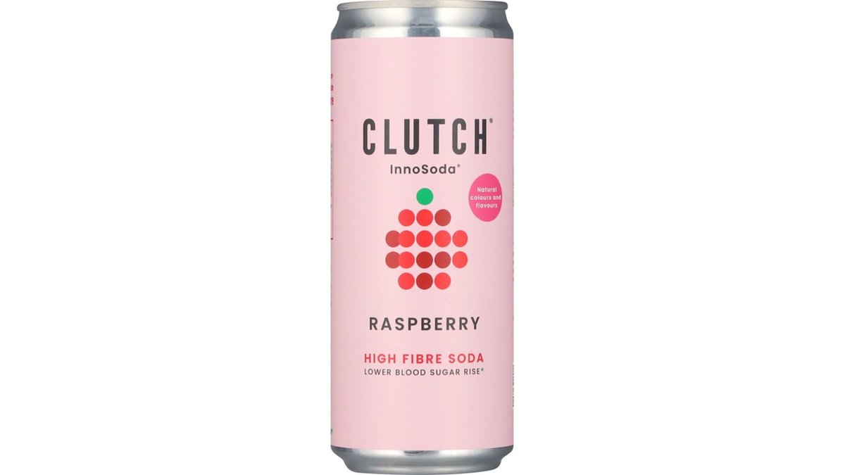 Sodavand innosoda m. hindbær, Clutch 330 ml