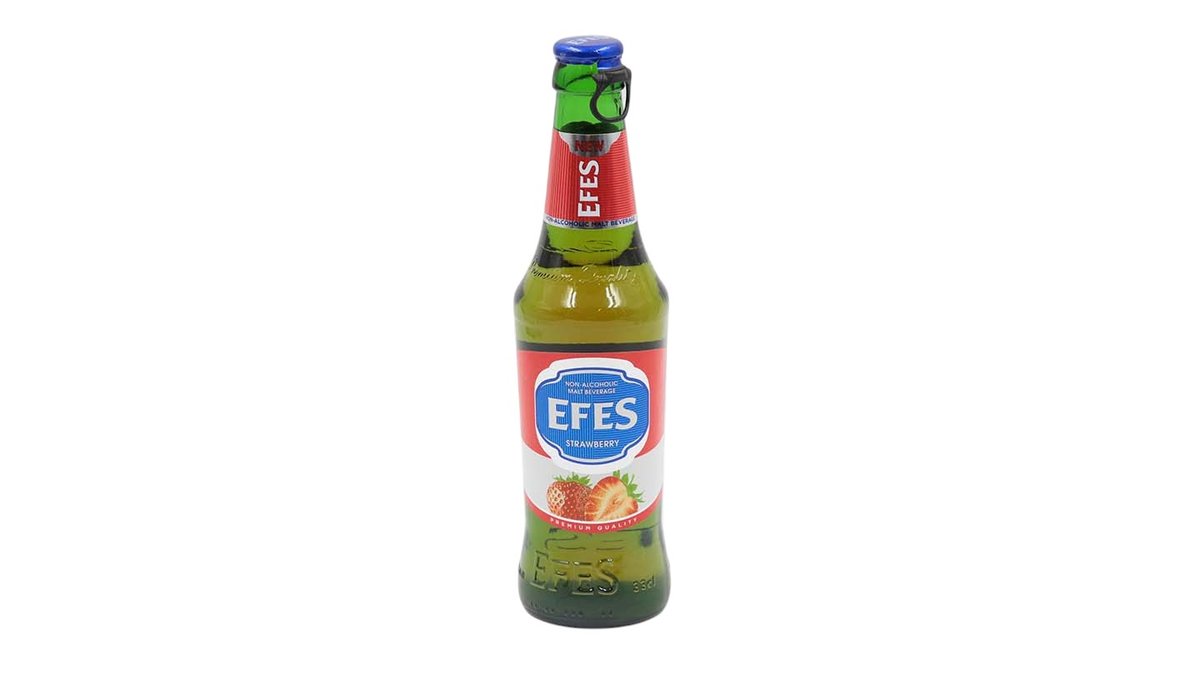 Efes Zero Malt 0% Pivə 330ml Şüşə Çiyələk ❄️