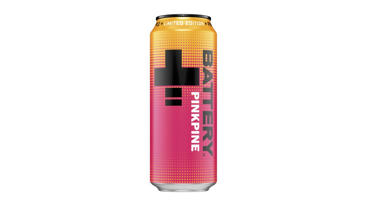 Battery Pinkpine energiajuoma tölkki 500ml