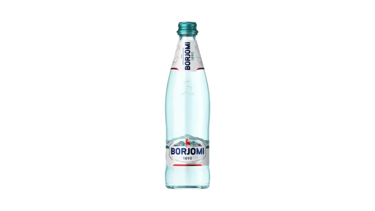 Вода BORJOMI Природная минеральная газированная 0,75л с/б