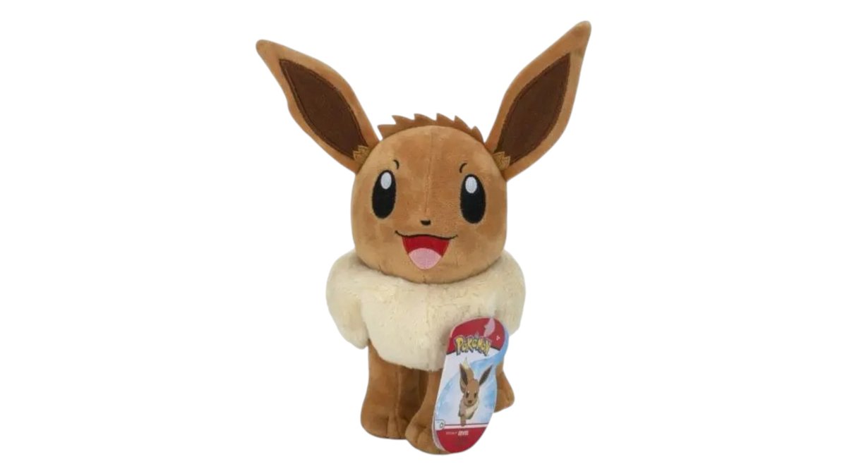 Evee plys 20 cm, Pokémon 1 stk.