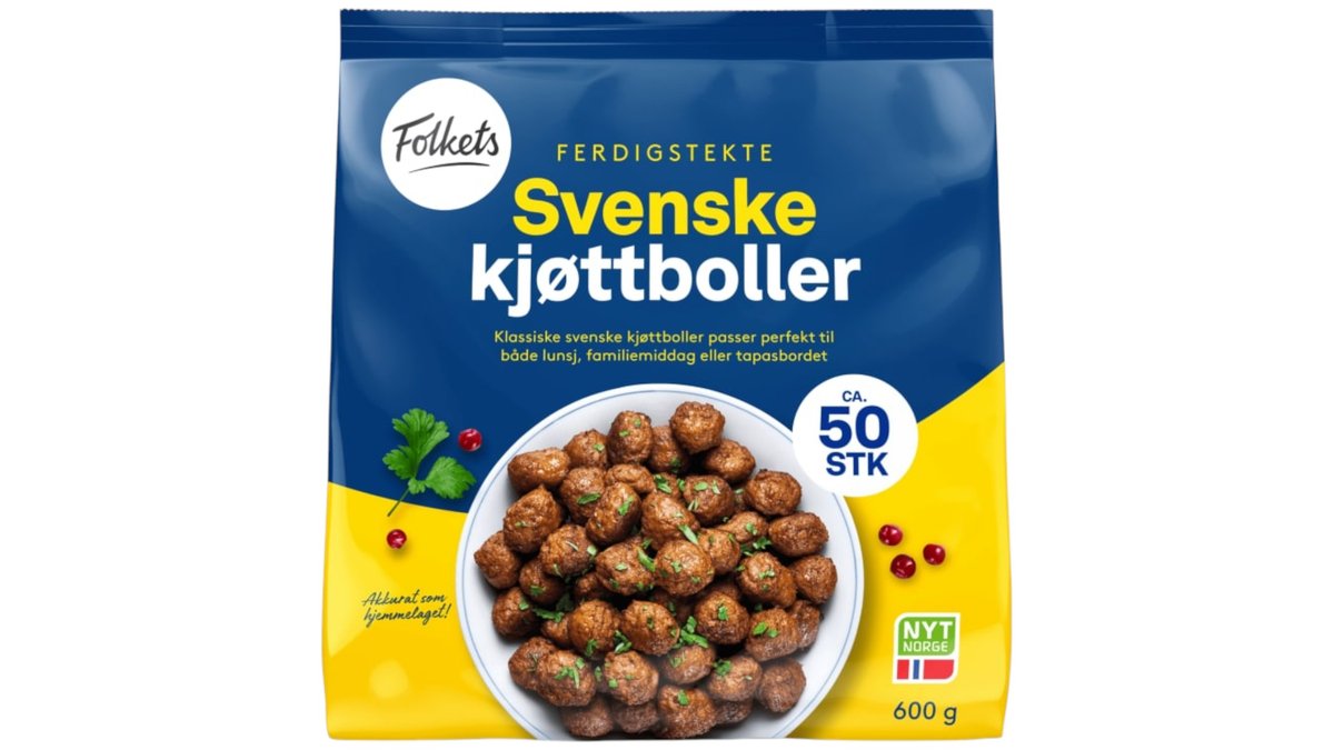 Folkets Kjøttboller Svenske, 600 g