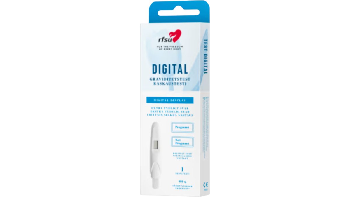 RFSU Graviditetstest Digitalt, 1-pack