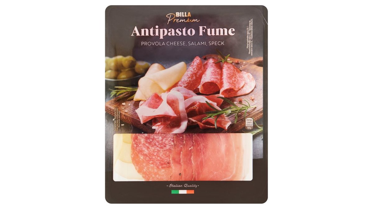 BILLA PREMIUM ANTIPASTO FUMO 120G