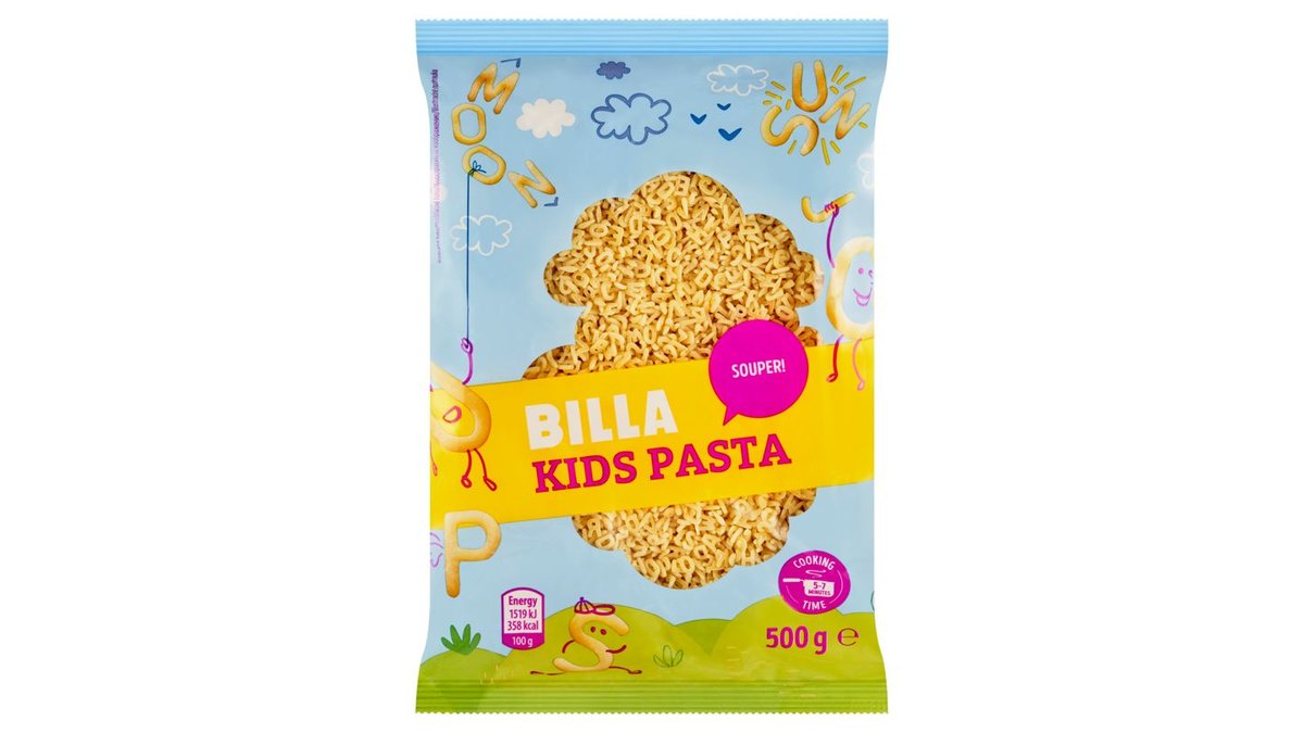 BILLA TĚSTOVINY ABECEDA