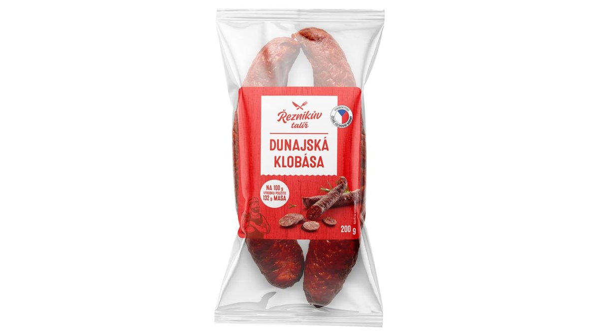 Řezníkův Talíř Dunajská klobása 200g