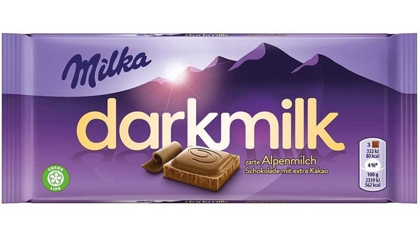 Milka darkmilk Schokolade, 85 g