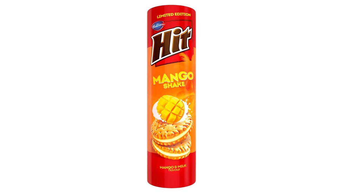 Bahlsen Hit Sušenky s náplní s příchutí manga a mléka 220g