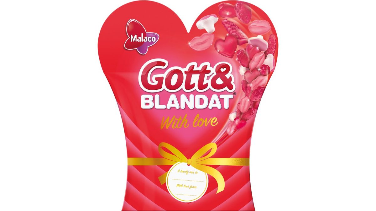 Malaco Gott & Blandat With Love, 200 g