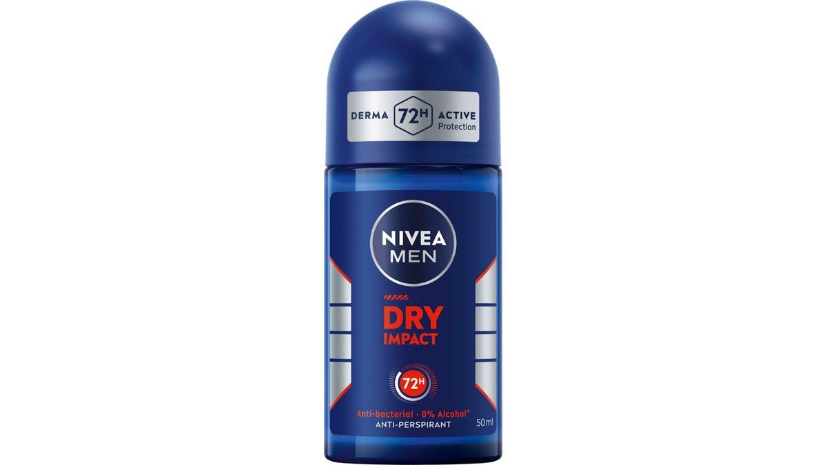 Nivea Deodorant Dry Impact Roll On, 50 ml