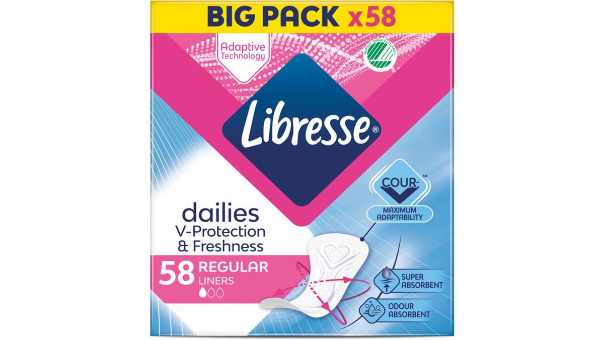 Libresse Trosskydd Normal, 58-pack