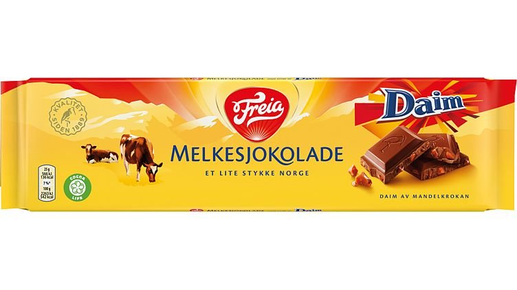 Freia Melkesjokolade med Daim, 200 g