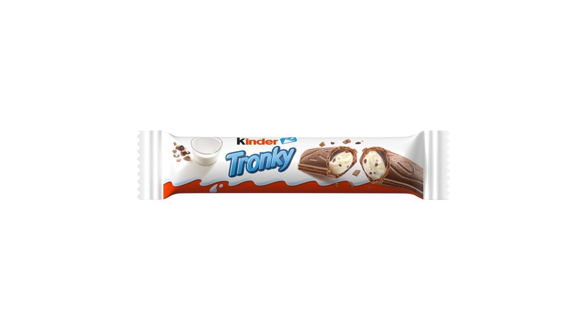 Kinder Tronky křupavá kakaová oplatka s mléčnou náplní 18g