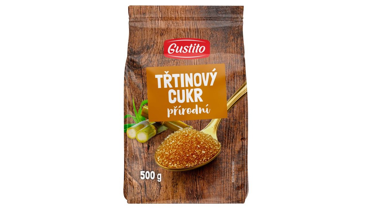 Gustito Třtinový cukr přírodní 500g