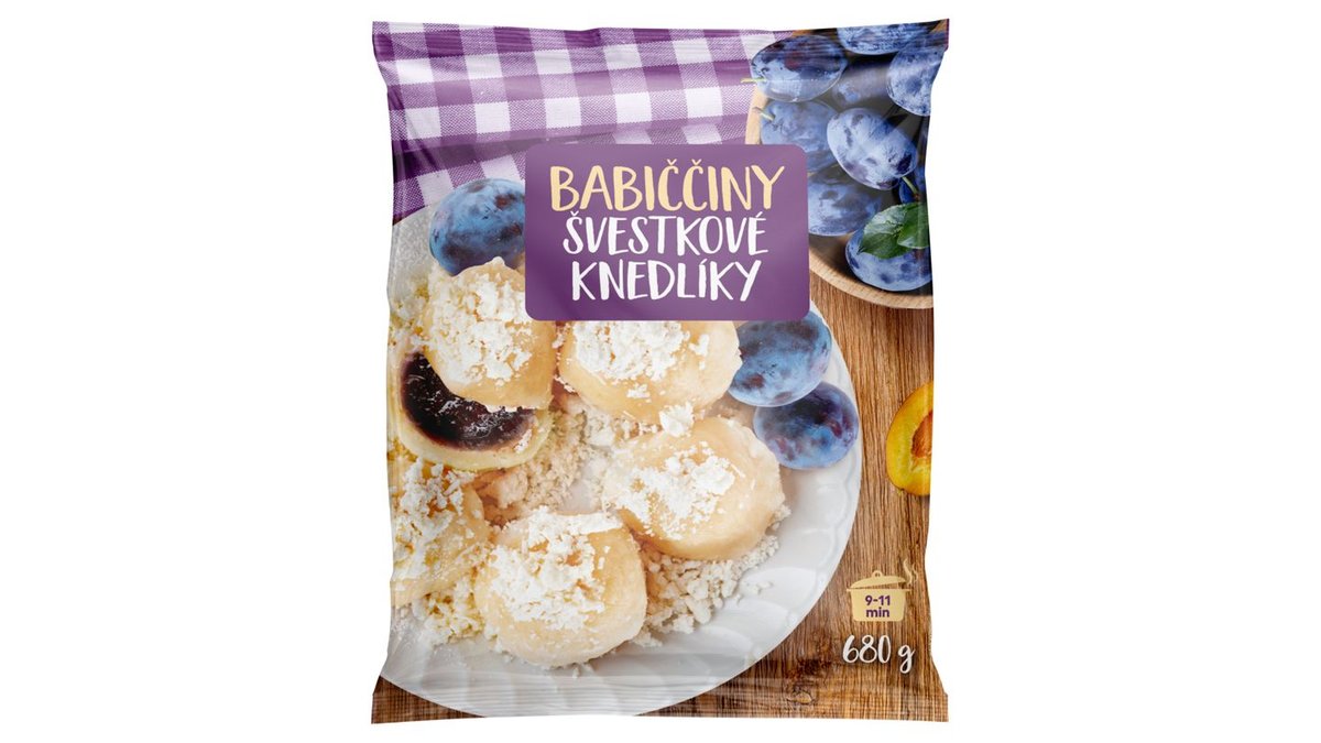 Babiččiny švestkové knedlíky 680g