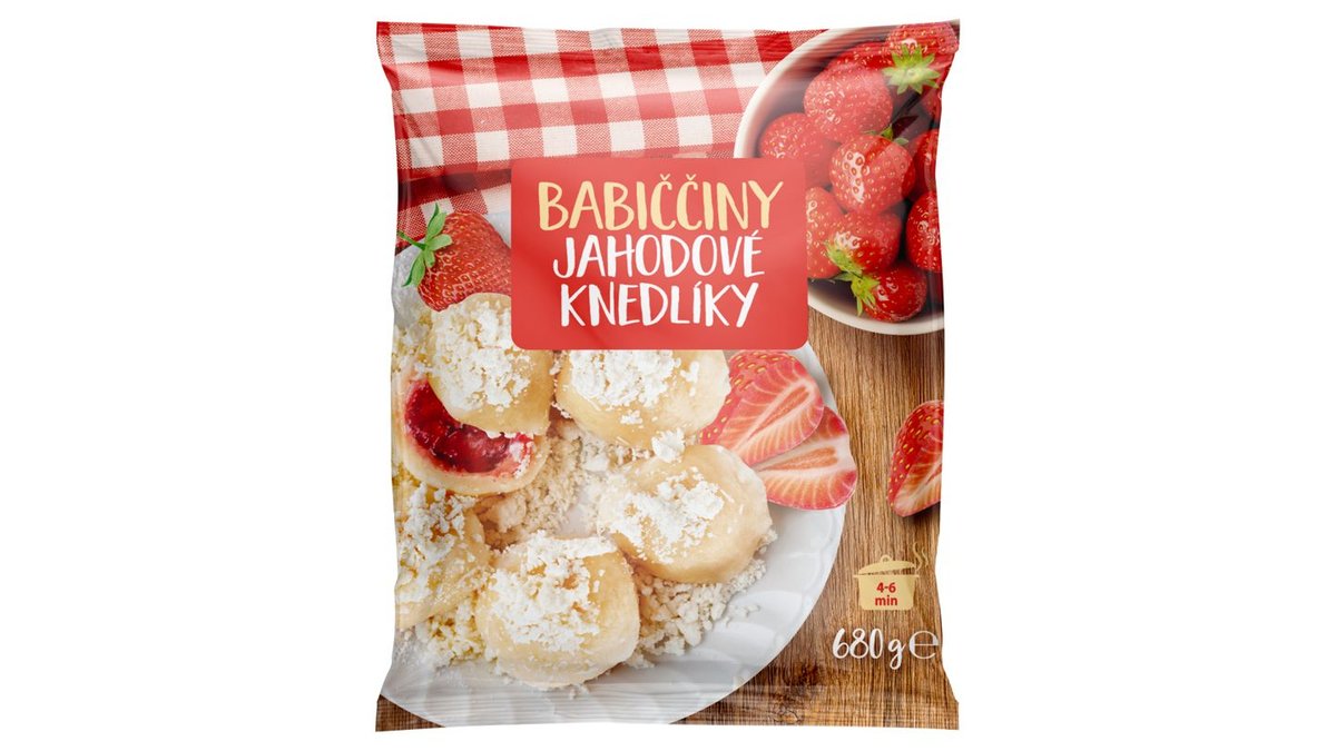 Babiččiny jahodové knedlíky 680g