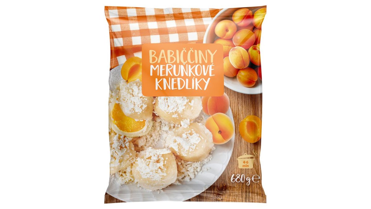 Babiččiny meruňkové knedlíky 680g