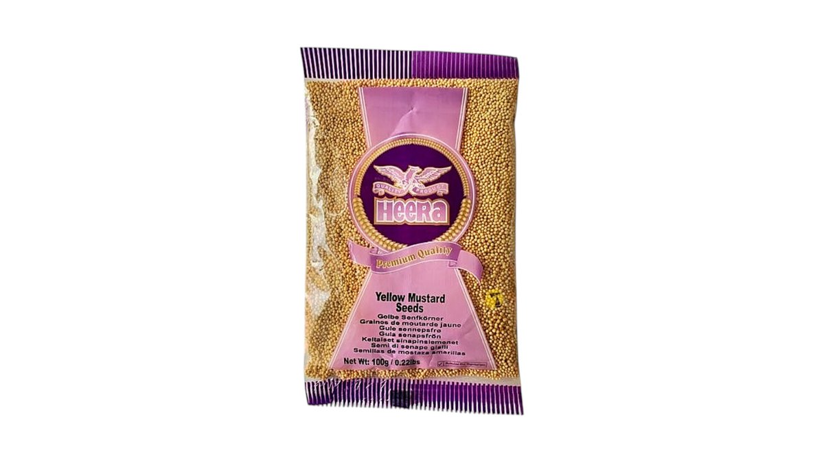 HEERA YELLOW MUSTARD SEEDS 100G