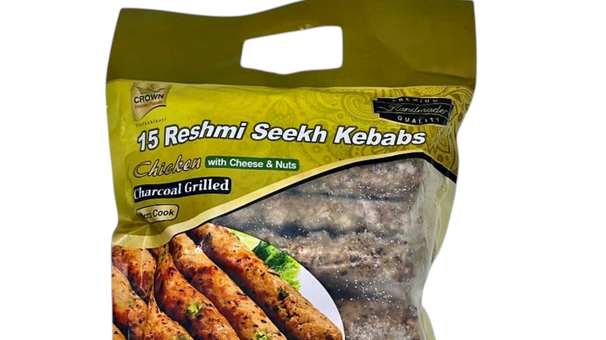 CROWN 15PCS RESHMI SEEKH KEBABS