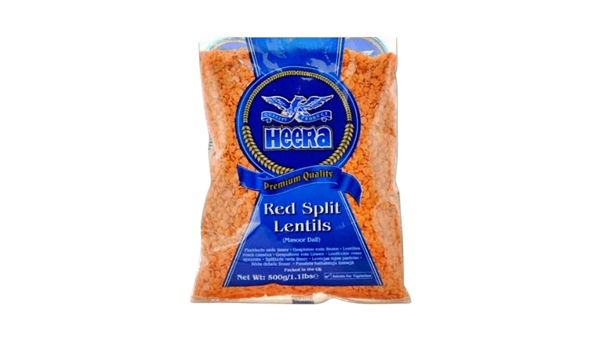 HEERA RED SPLIT LENTILS (500g)