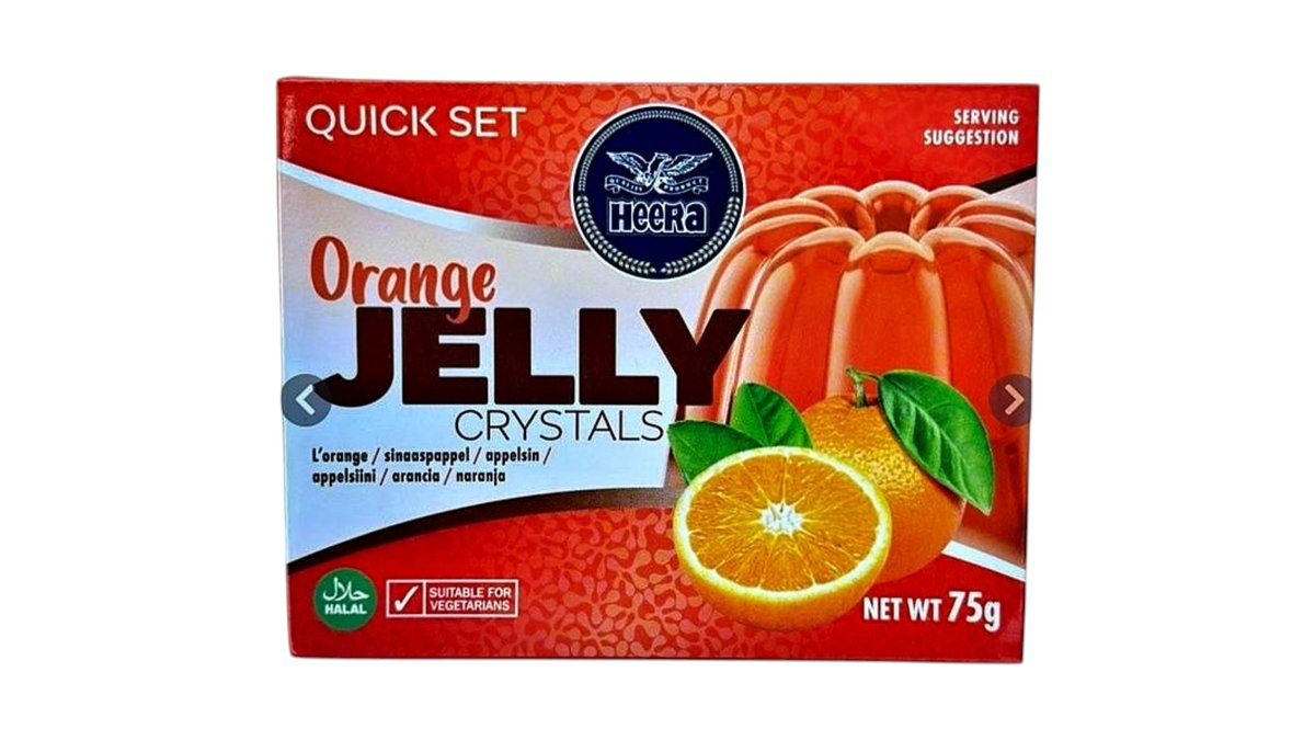 HEERA ORANGE JELLY 75g