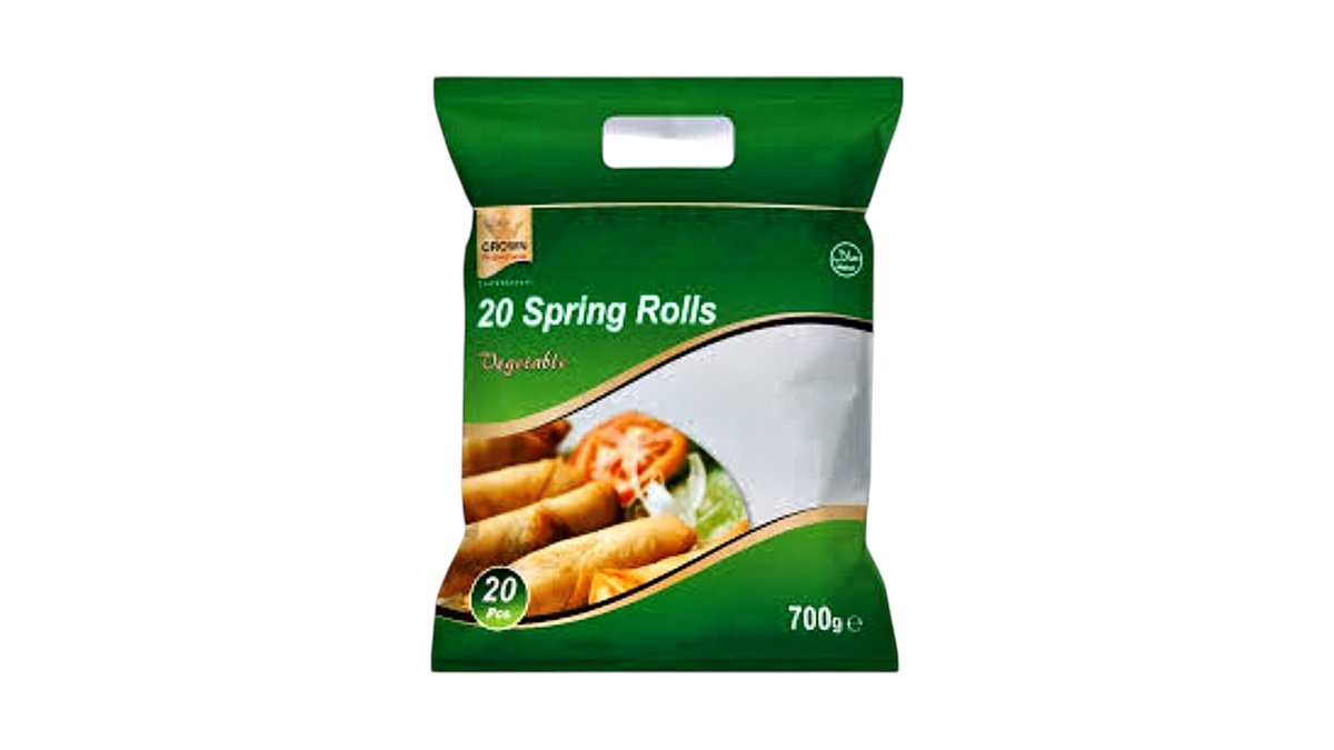 CROWN 20 PCS VEGETABLE SPRING ROLLS