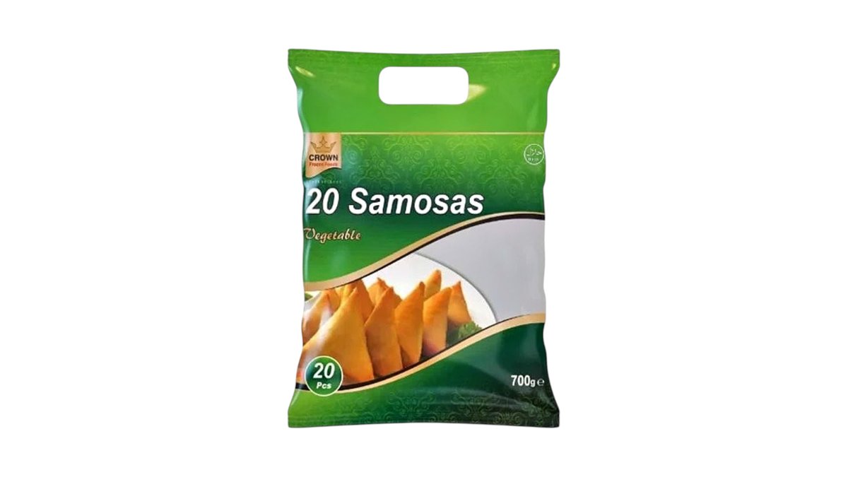 CROWN 20PCS VEGETABLE SAMOSAS