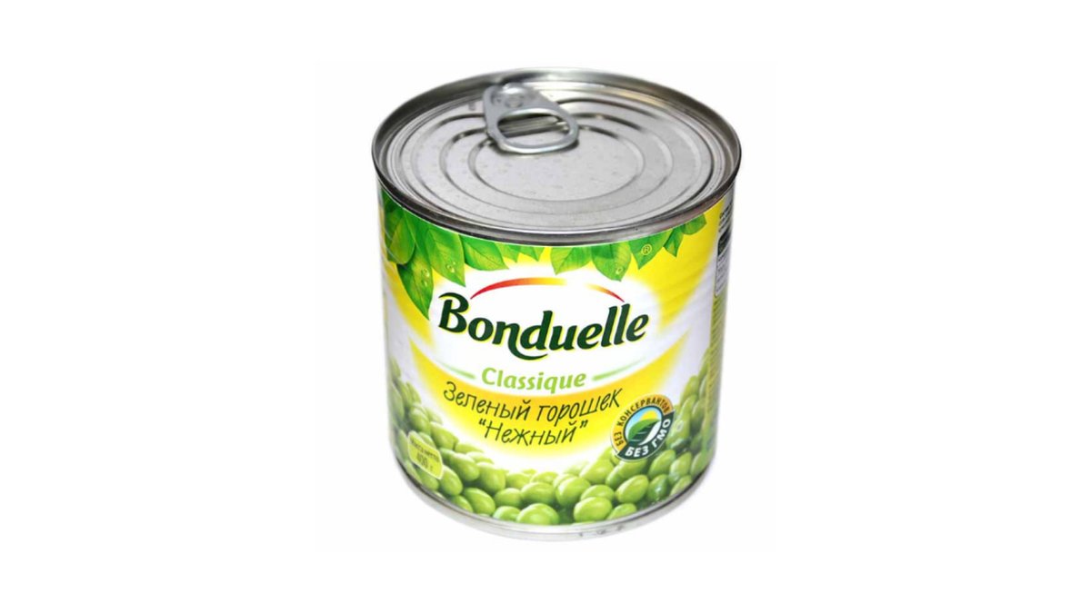 Горошек зеленый Bonduelle нежный 850 г