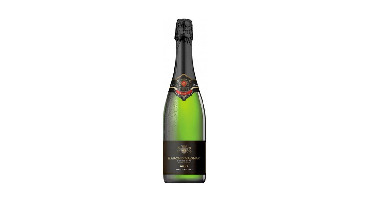 Игристое вино Baron d'Arignac Brut белое сухое 0,75 л