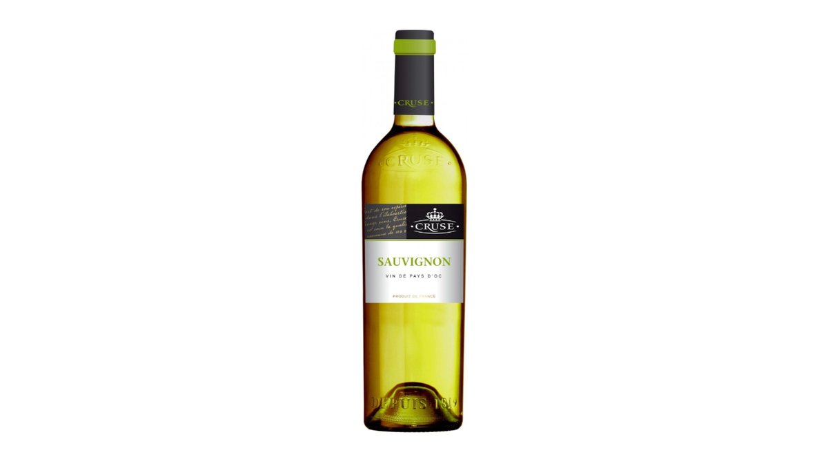 Вино Cruse Sauvignon Blanc 0,75л бел.сух 12%