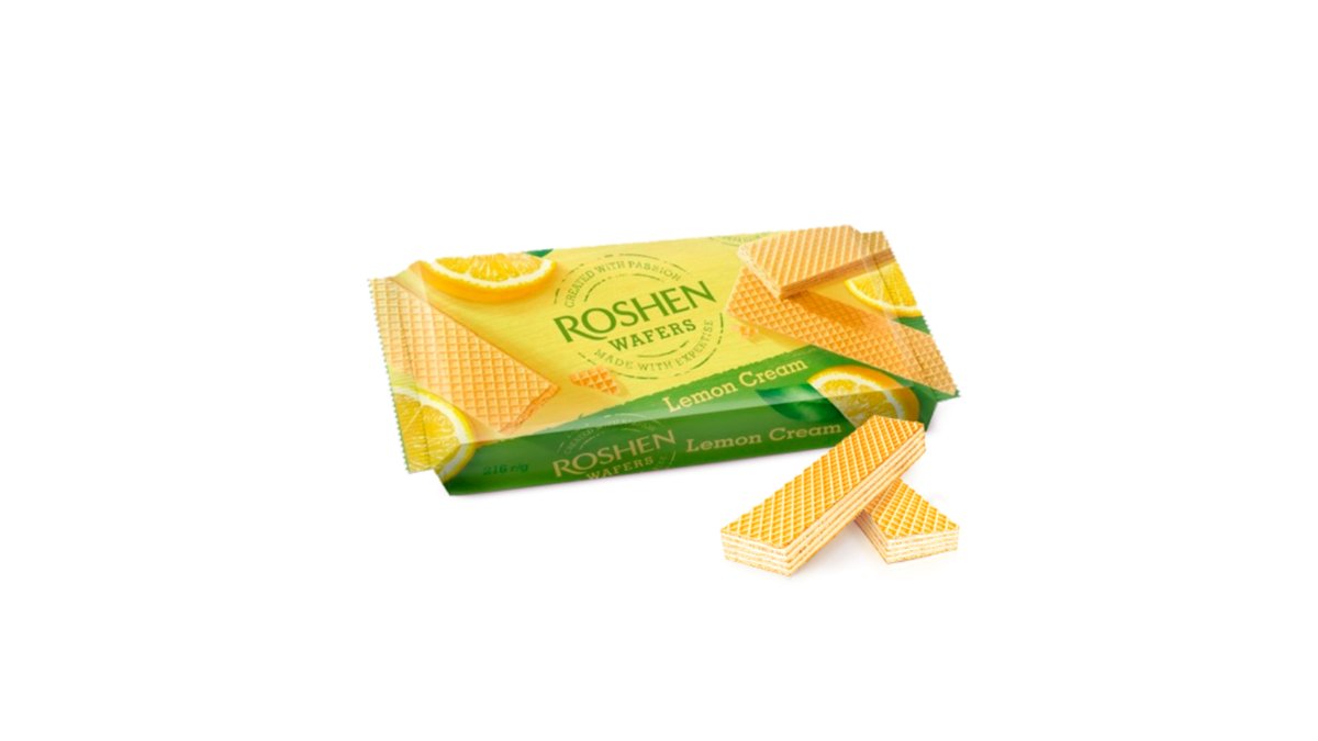 Вафли Roshen Wafers Lemon Cream 216 г
